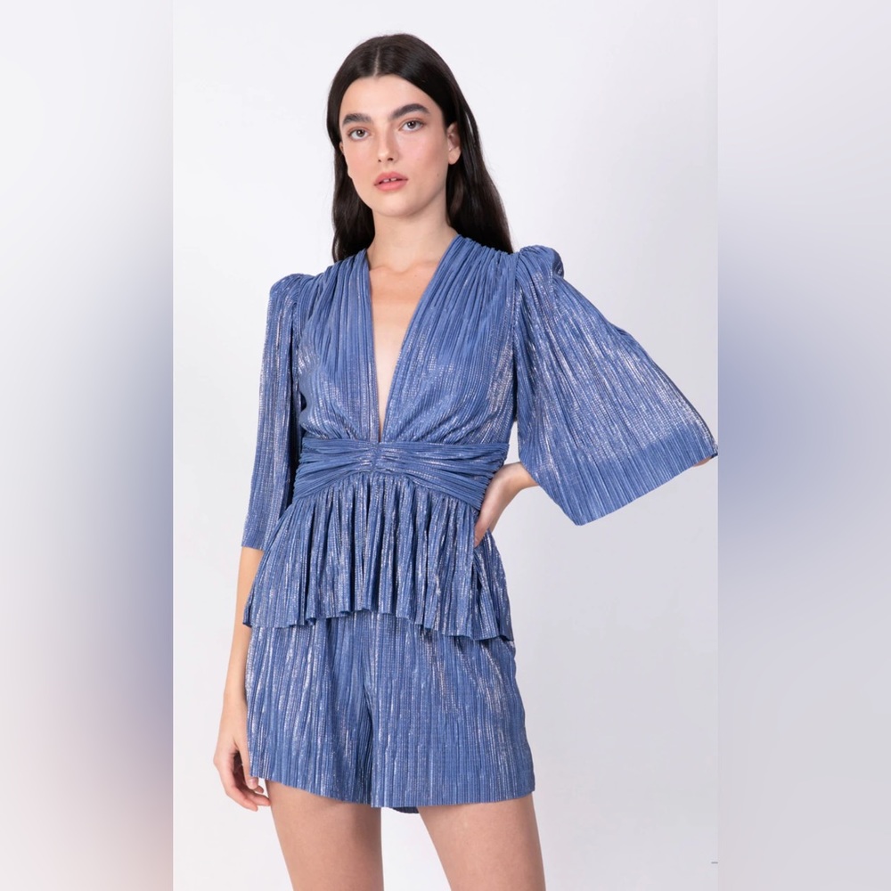 Sabina Musayev BNWT Valey Top // Blue